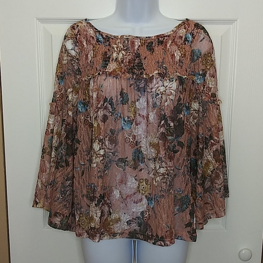 Anthro. AKEMI +‎ KIN Patrizia Pink Rose Flo… - Picture 5 of 13